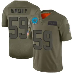 mens carolina panthers luke kuechly nike black team game jersey